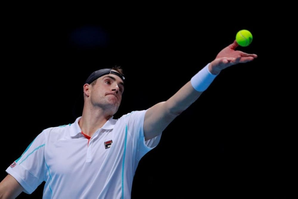 John Isner, seen in this file photo, made quick work of Australia's Bernard Tomic to advance to the quarterfinals of the New York Open.
