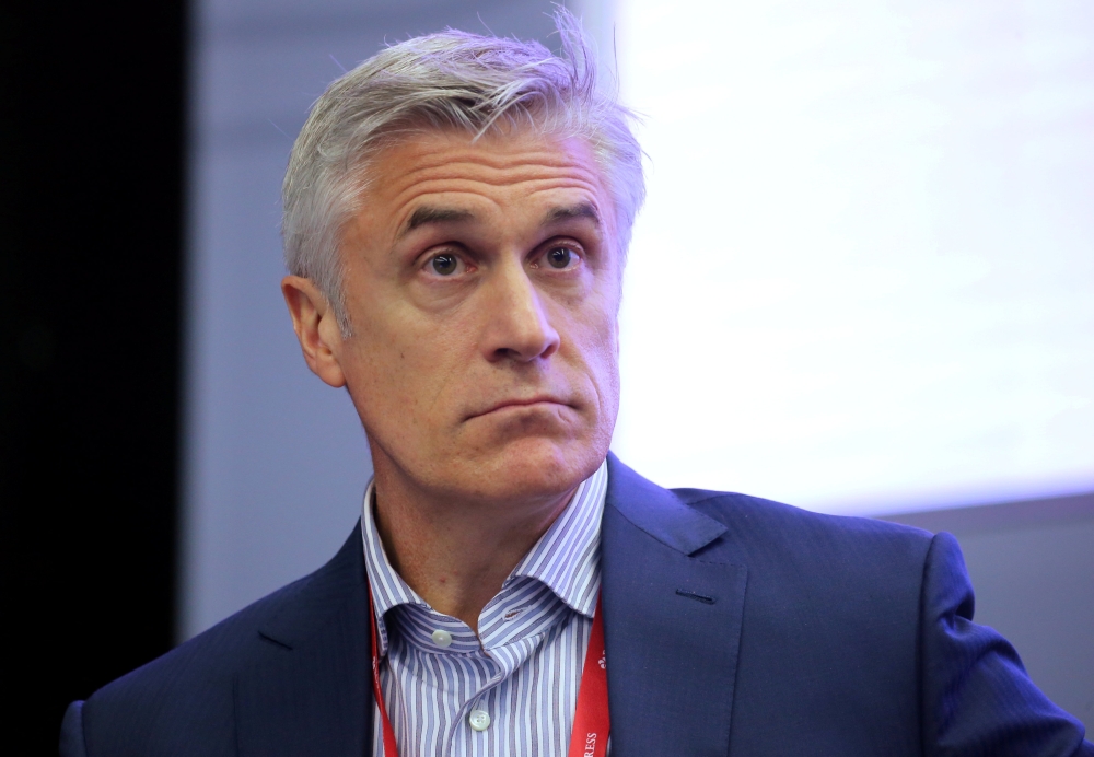 Michael Calvey, senior partner at the Baring Vostok private equity group, attends a session of the St. Petersburg International Economic Forum (SPIEF) in Russia in this May 24, 2018 file photo. — Reuters