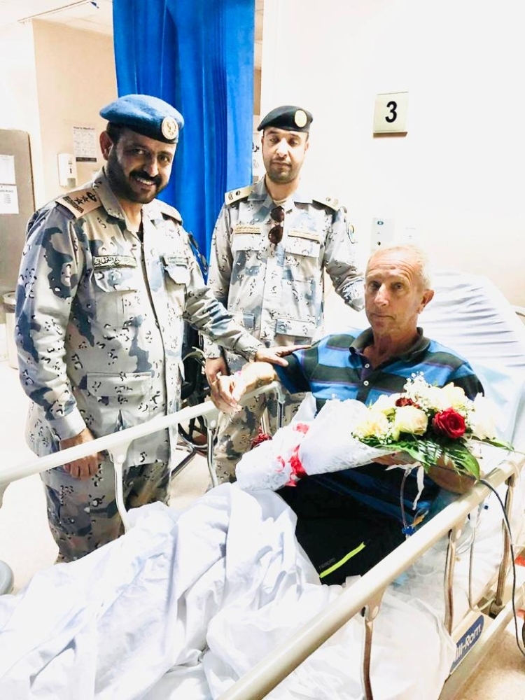 


The French sailor recuperating at Prince Mohammed Bin Nasser Hospital in Jazan.
