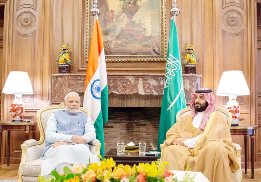 Crown Prince Muhammad Bin Salman meets with India’s Prime Minister Narendra Modi in Buenos Aires, Argentina, in this file photo. — Reuters