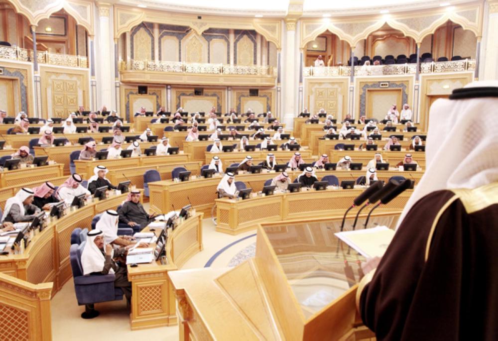 The Shoura Council in its regular session in Riyadh on Tuesday. — SPA