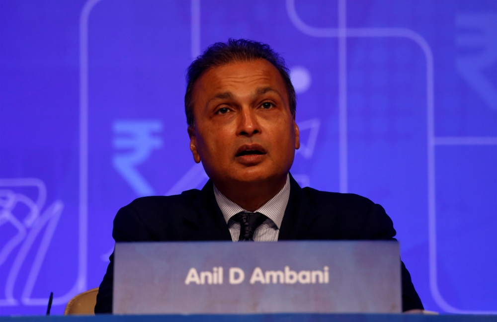 Anil Ambani, chairman of the Reliance Anil Dhirubhai Ambani Group, attends the annual general meeting of Reliance Communication in Mumbai, India, in this Sept. 4, 2012 file photo. — Reuters
