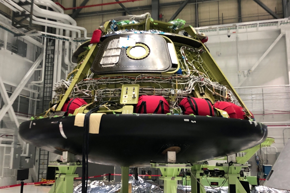 A Boeing testing equipment is seen at its CST-100 Starliner capsule production facility in Cape Canaveral, Florida, US. - Reuters