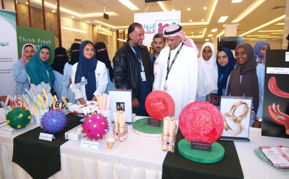 


Dr. Abdul Rahman Baksh, director of King Fahd Hospital, during the launch of the healthy marriage awareness campaign in Jeddah on Thursday.
