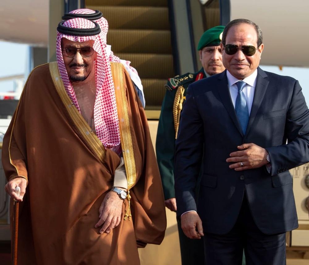 King heads Saudi delegation to first Arab-EU summit in Egypt