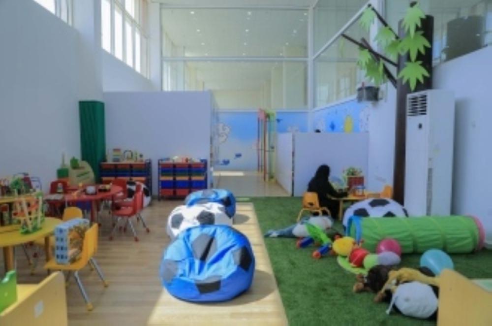 The nursery set up by the Justice Ministry at the family court in Riyadh.