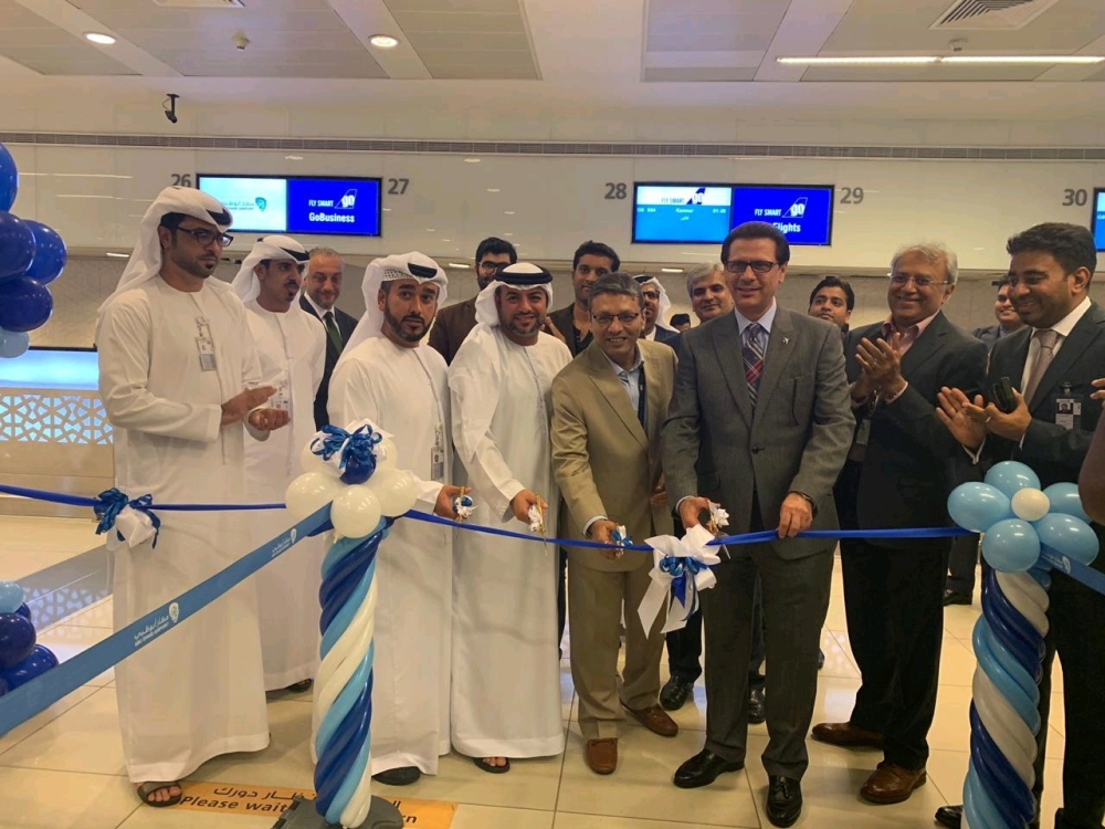 Go Air Limited and Safar Travel officials at the launch of the partnership in Abu Dhabi. — Courtesy photo
