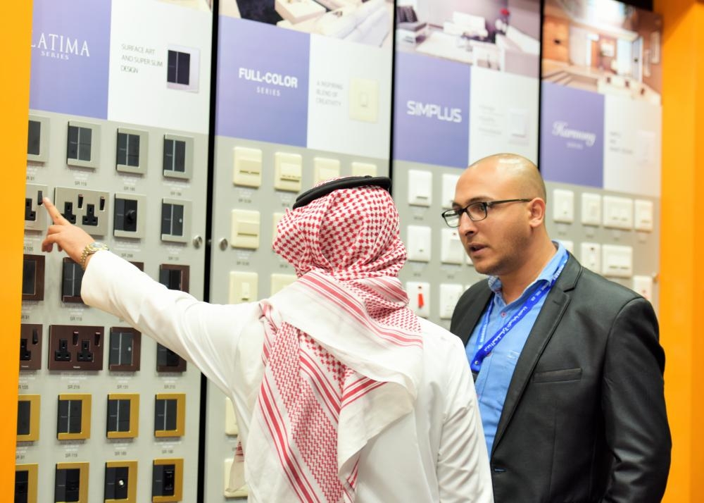 A view of the pavilions at The Big 5 Saudi.