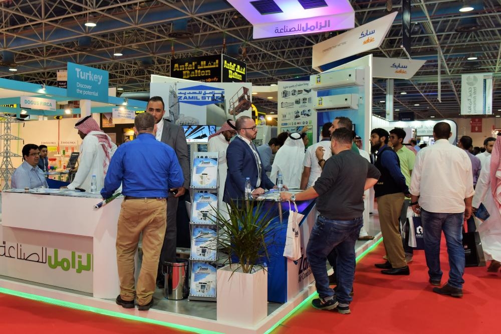 A view of the pavilions at The Big 5 Saudi.