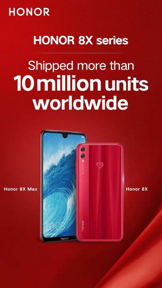 Honor achieves 170% growth globally in 2018