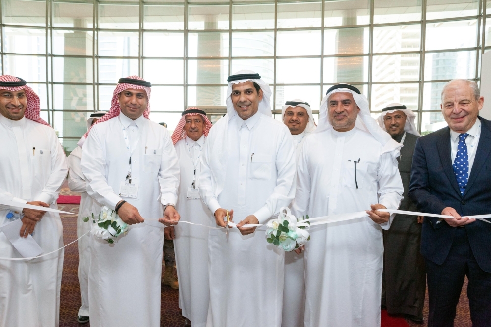 Minister of Transport Dr. Nabel Bin Mohammed Al Amudi inaugurated the second Saudi Maritime Congress on Monday in Riyadh. — Courtesy photo