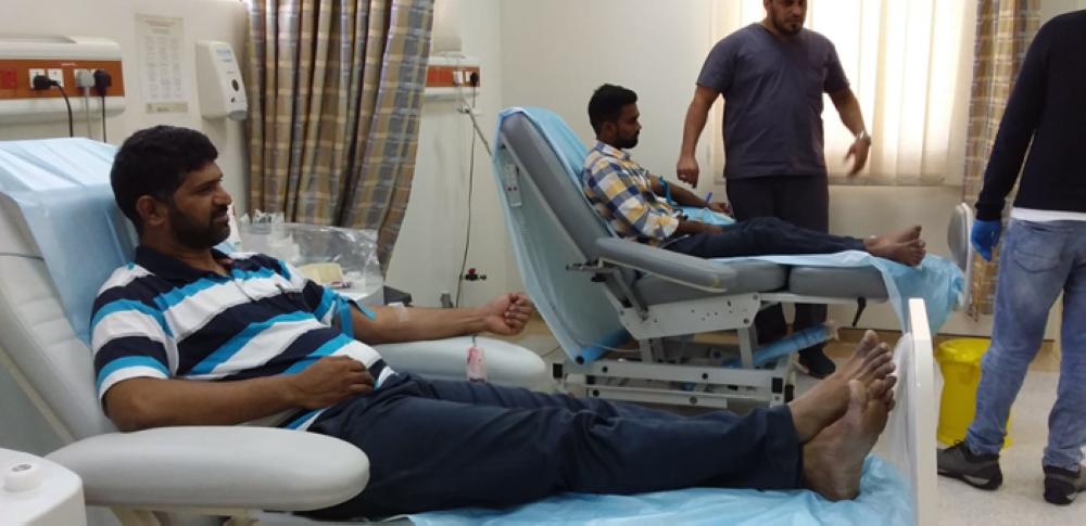 Expatriates donate blood in Jeddah