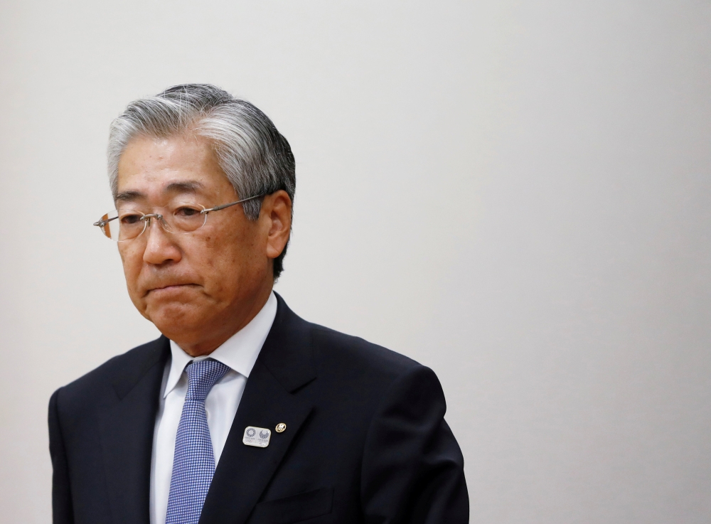 Tsunekazu Takeda, president of the Japanese Olympic Committee, attends a news conference in Tokyo, Japan. — Reuters