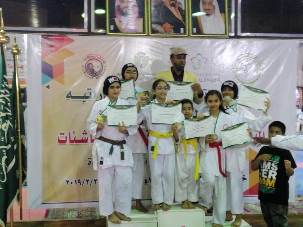 Winners of Star International Martial Arts Academy with their coach Master Mohammed Ishaq