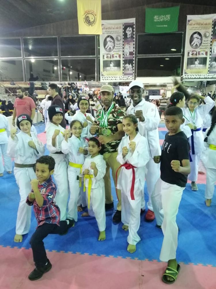 Winners of Star International Martial Arts Academy with their coach Master Mohammed Ishaq