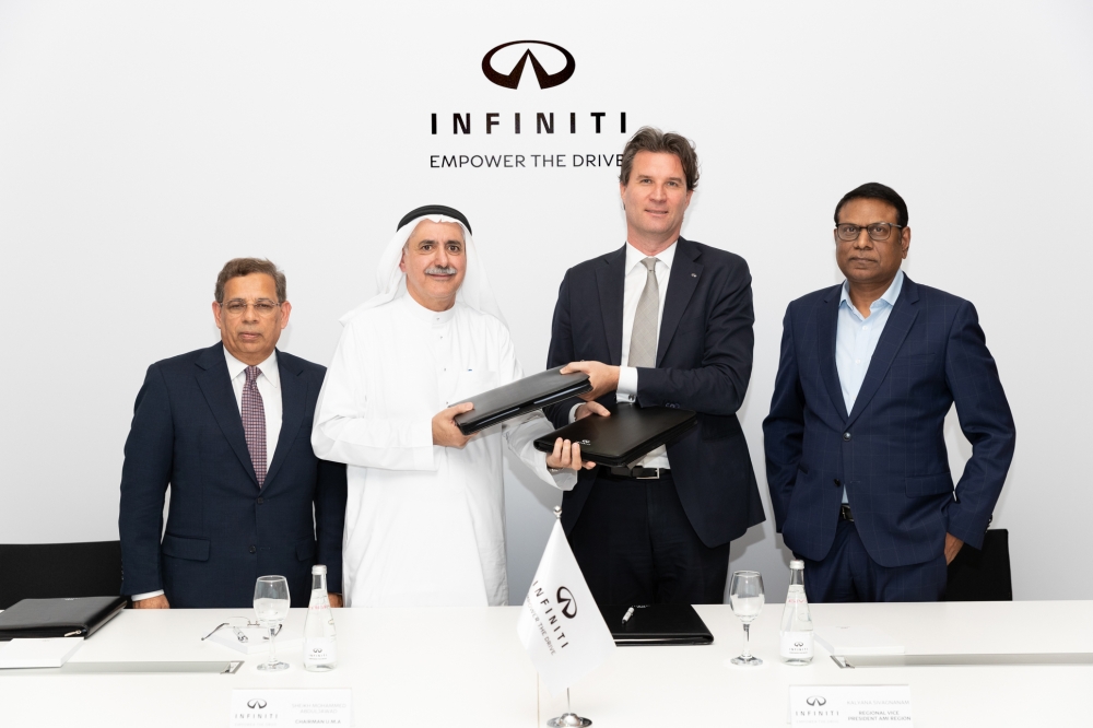 INFINITI and UMA sign partnership in Saudi Arabia. — Courtesy photo
