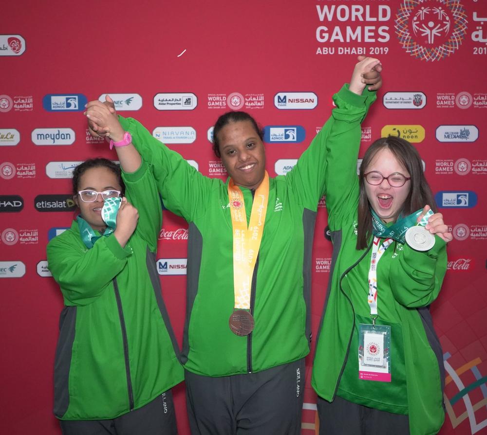 Jana Al-Beshri, Shahad Sunbul and Sara Felemban . 