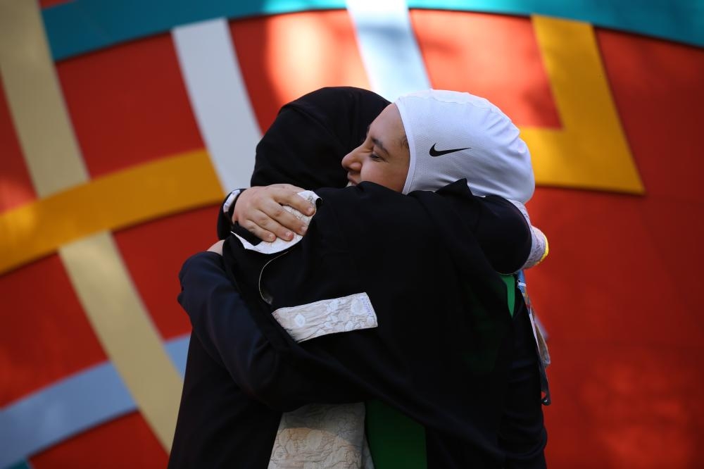 Jana Al-Beshri, Shahad Sunbul and Sara Felemban . 