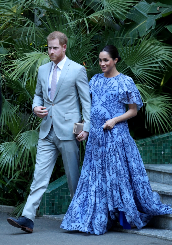 Britain's Meghan, Duchess of Sussex and Prince Harry the Duke of Sussex