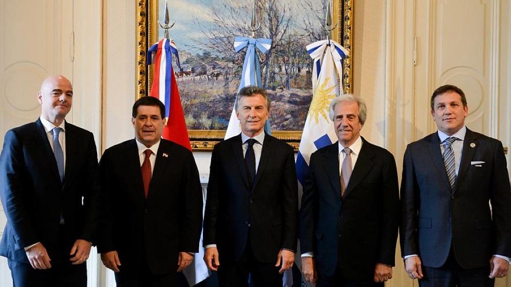 A joint bid by Argentina, Uruguay, Paraguay and Chile is favorite to win the right to host the 2030 World Cup.