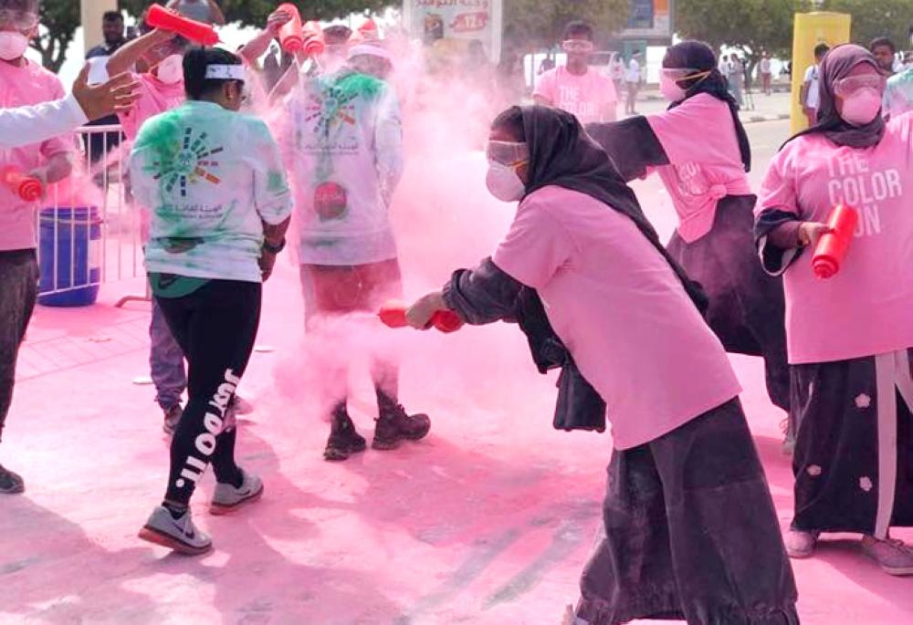 Colors run riot
