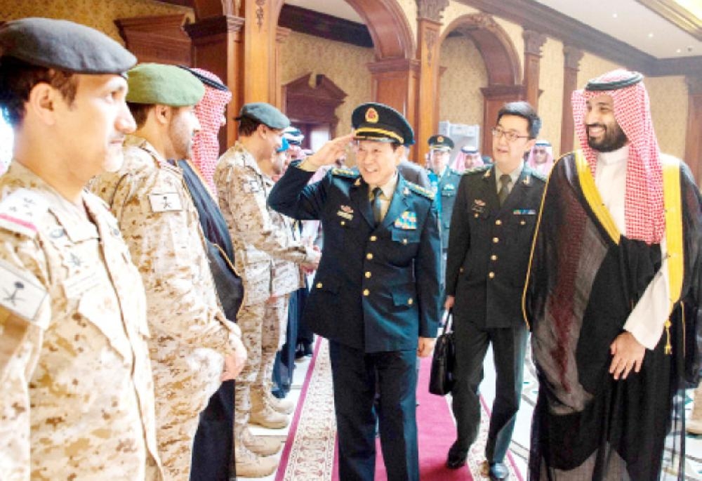 Crown Prince receives Chinese Defense Minister