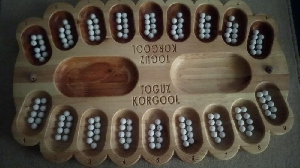 


Toguz Korgool game