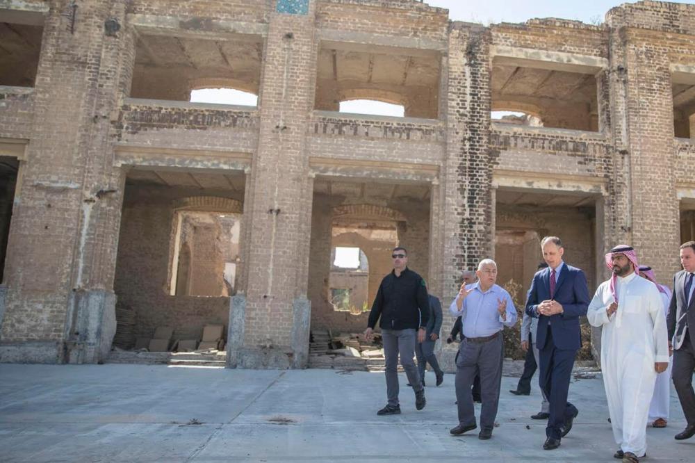Minister of Culture Prince Badr Bin Abdullah Bin Farhan and Iraqi Minister of Culture and Tourism Dr. Abdulkarim Al-Hamdani on Thursday visit cultural and historical areas in the Iraqi capital.