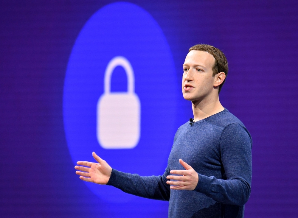 Facebook CEO Mark Zuckerberg speaks during the annual F8 summit at the San Jose McEnery Convention Center in San Jose, California, in this  May 1, 2018 file photo. — AFP