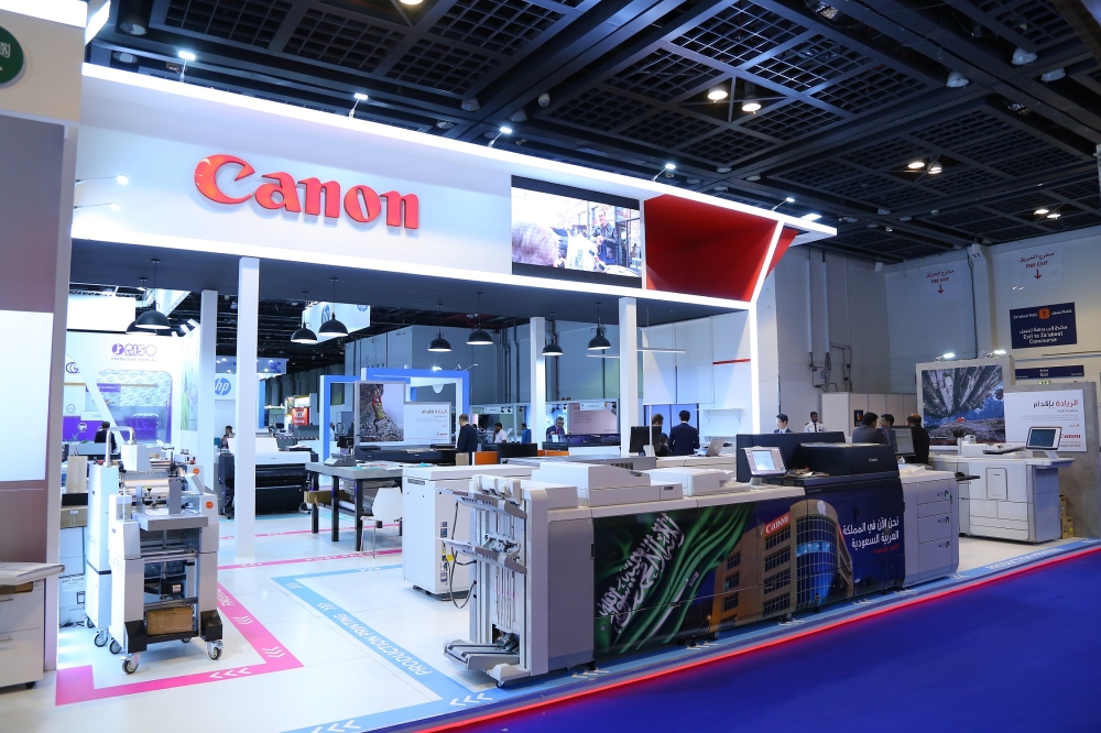 Canon demonstrates complete end to end printing environment at Gulf Print & Pack
