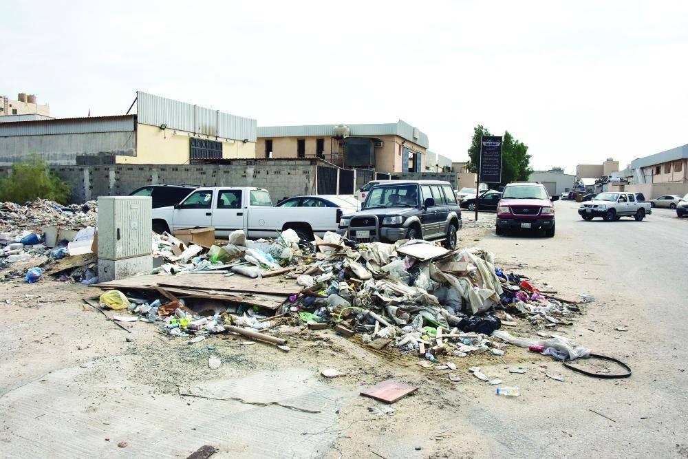 


Garbage is dumped on an empty plot in the industrial area on Tarout Island in Qatif governorate.