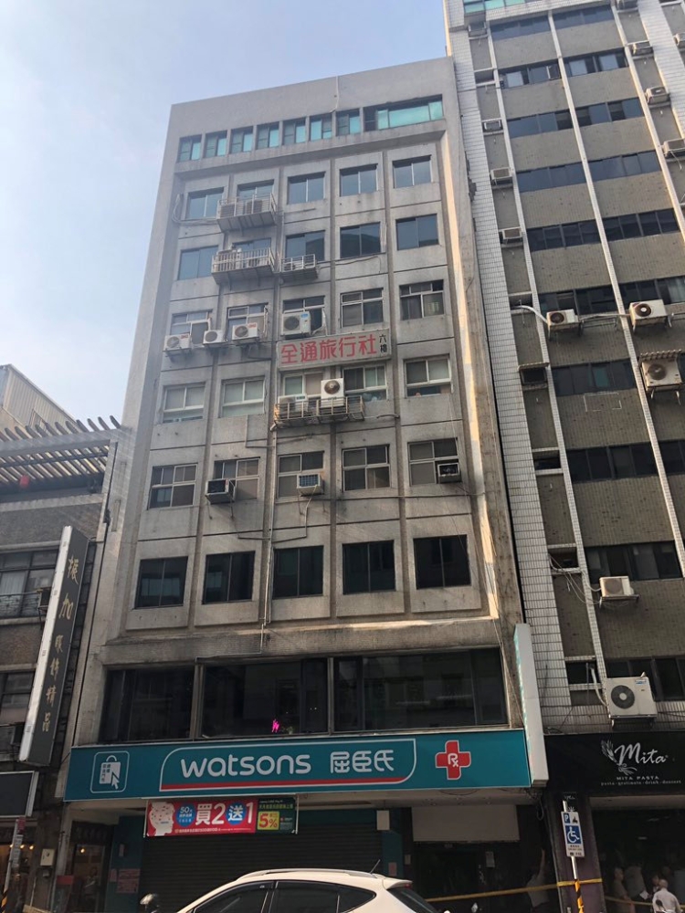 The damage caused by an earthquake is pictured on a building that has tilted in Taipei, Taiwan in this picture obtained from social media. — Reuters