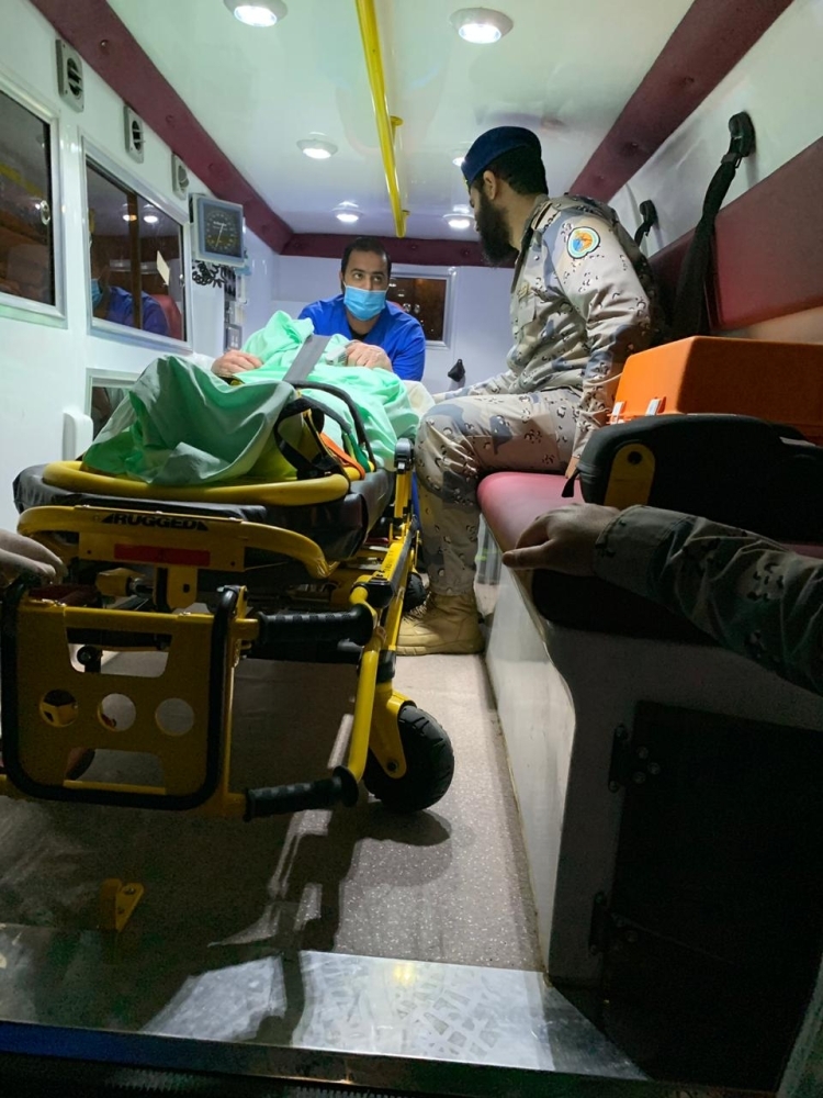 


The rescue team carries the French woman from the Border Guard vessel Al-Layth to an ambulance at Prince Mohammed Bin Naif air base in Jeddah.