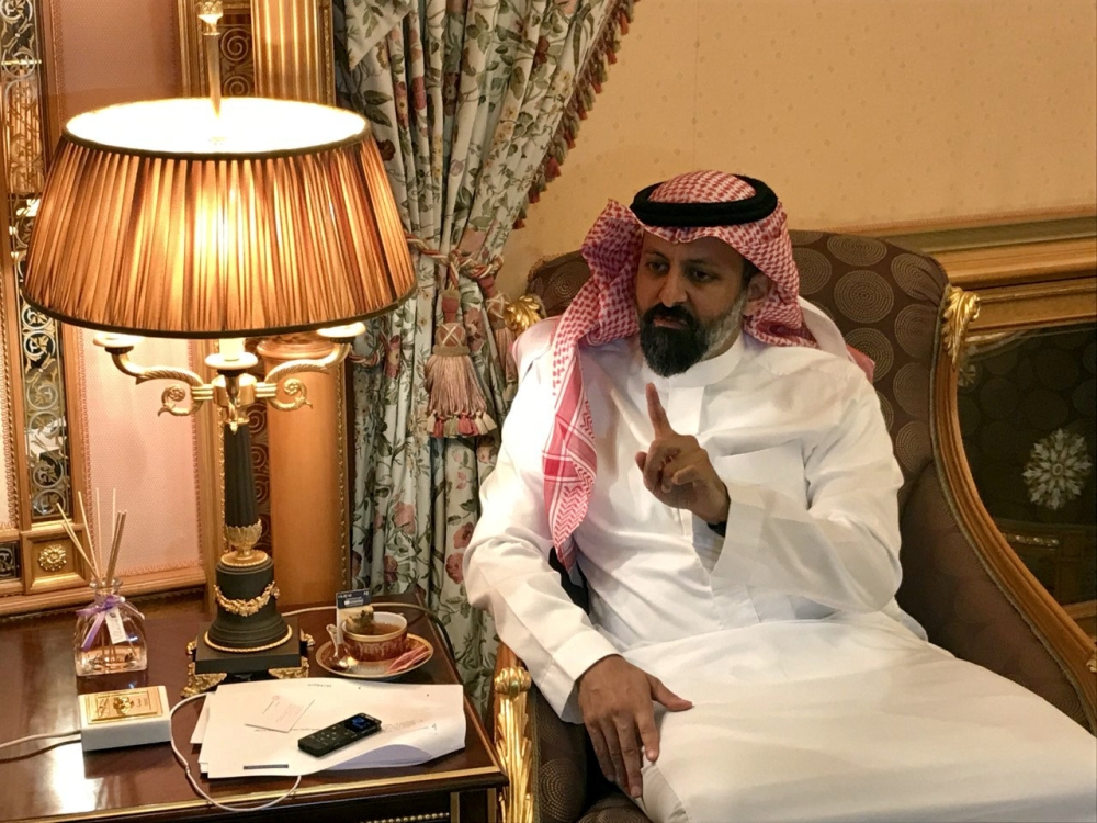 Mohammed Al-Kuwaiz, Chairman of the Capital Market Authority speaks during an interview with Reuters in Riyadh. REUTERS