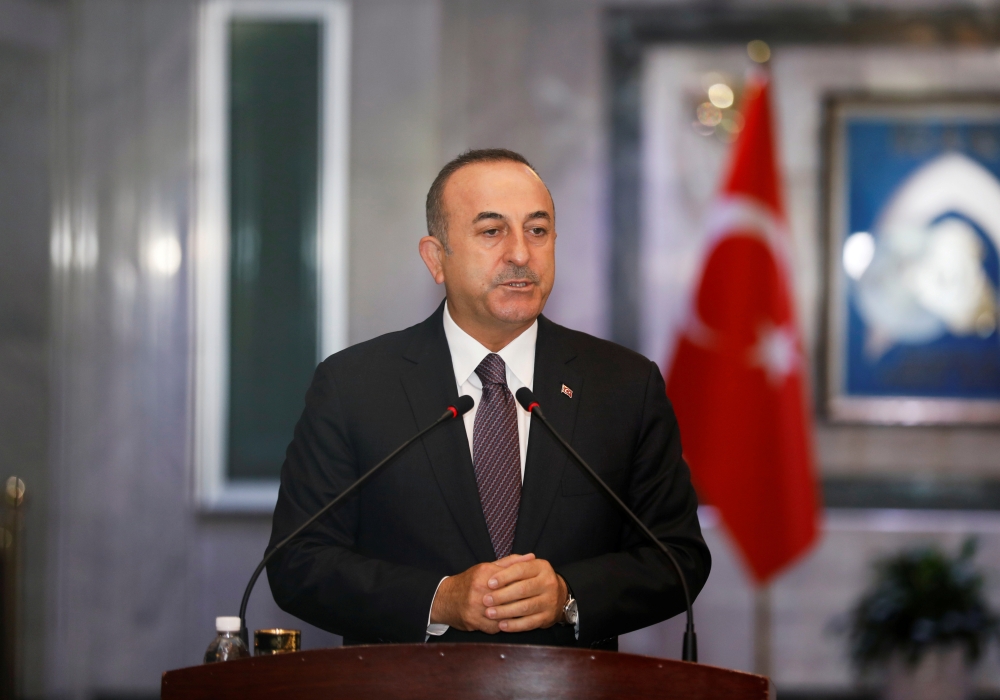 Turkish Foreign Minister Mevlut Cavusoglu 