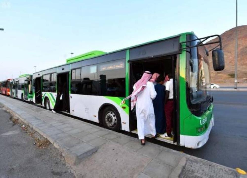 8 million people use Makkah shuttle bus service in six days