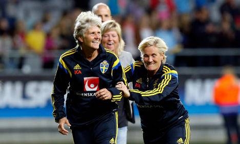 With the majority of the 24 teams at the Women's World Cup coached by men, the game needs to embrace the wealth of experience that female soccer coaches have to offer, former United States and Sweden coach Pia Sundhage, seen in this file photo, said.