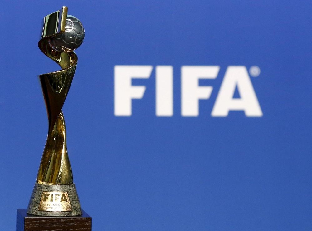The Women's FIFA World Cup trophy is seen before the announcement ceremony for the Women's FIFA World Cup 2019 at their headquarters in Zurich, in this file photo. — Reuters