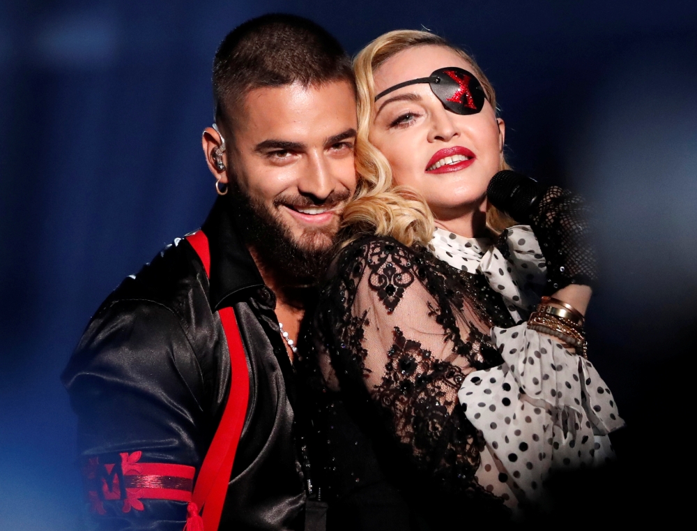 Madonna performs with Maluma during Billboard Music Awards show in Las Vegas, Nevada, in this May 1, 2019 file photo. — Reuters