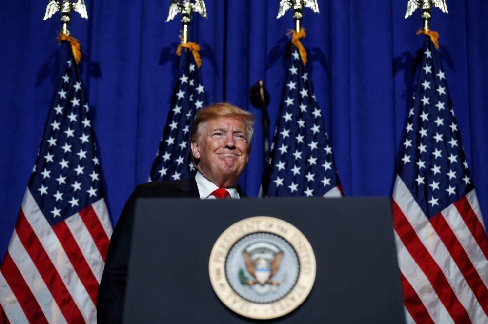 US President Donald Trump 
