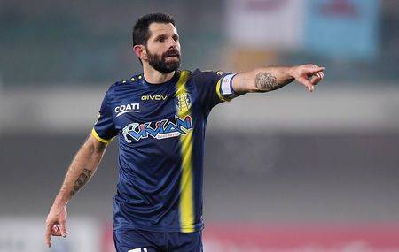 Chievo Verona's Sergio Pellissier gestures during the match against Inter Milan in Verona in this Dec. 22, 2018 file photo. — Reuters