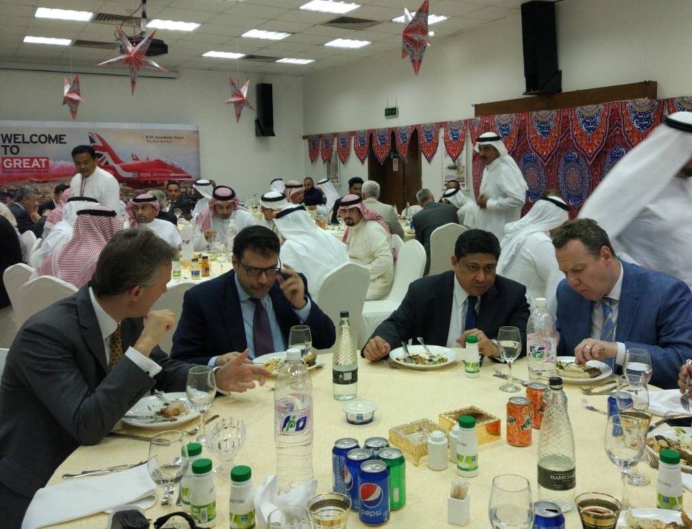 The iftar ceremony at the British Consulate General in Jeddah on Tuesday.
