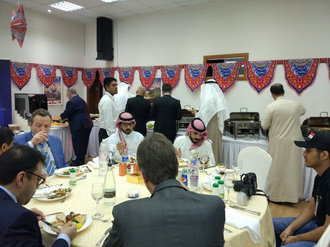 The iftar ceremony at the British Consulate General in Jeddah on Tuesday.
