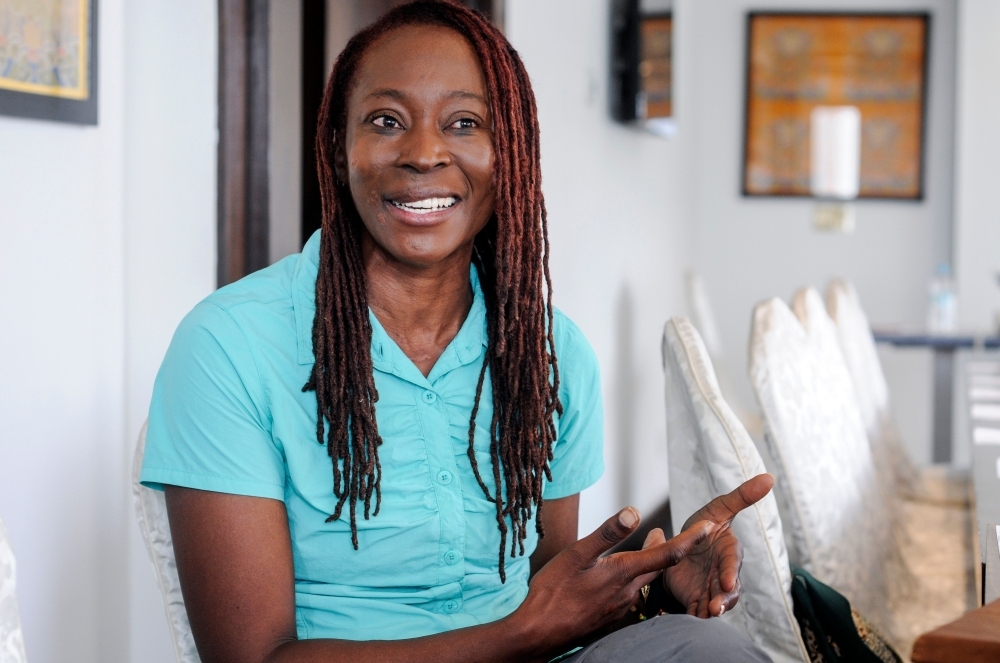 South African climber Saray Khumalo speaks to AFP in an interview in Kathmandu on Thursday, after her record breaking climb to be the first black African woman to summit Everest. The business executive who became the first black African woman to climb Mount Everest said that knowing her climb would be in the record books helped her push on to the top. — AFP