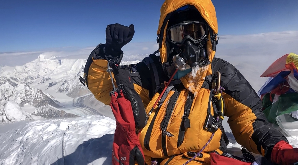 South African climber Saray Khumalo speaks to AFP in an interview in Kathmandu on Thursday, after her record breaking climb to be the first black African woman to summit Everest. The business executive who became the first black African woman to climb Mount Everest said that knowing her climb would be in the record books helped her push on to the top. — AFP