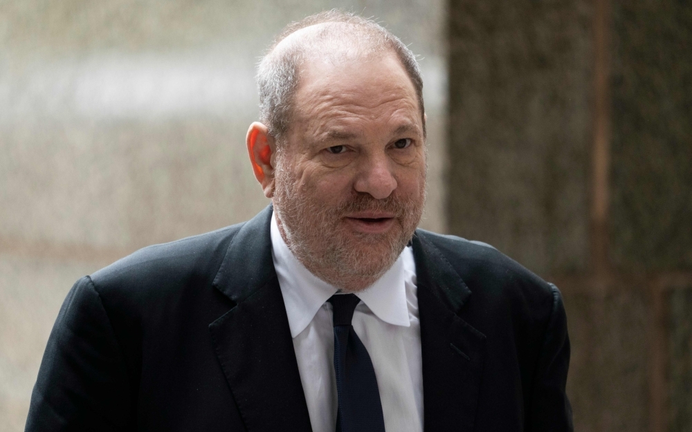 Disgraced Hollywood mogul Harvey Weinstein returns to the  State Supreme Court in New York, after a break in a pre-trial hearing over sexual assault charges in this April 26, 2019 file photo. — AFP