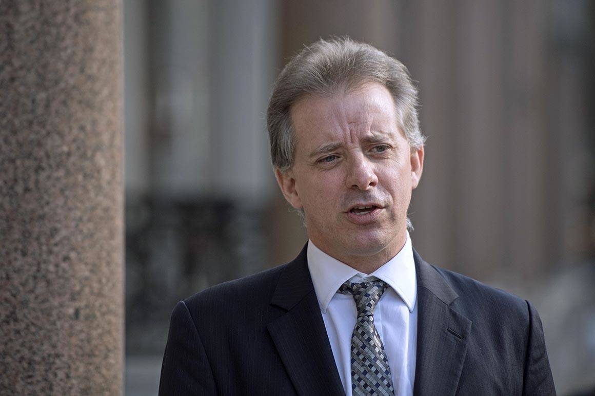 Christopher Steele, a former Russia expert for the British spy agency MI6, will not answer questions from prosecutor John Durham.