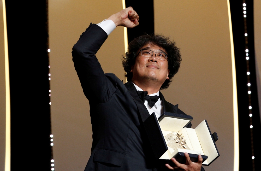 Director Bong Joon-ho, Palme d'Or award winner for his film 