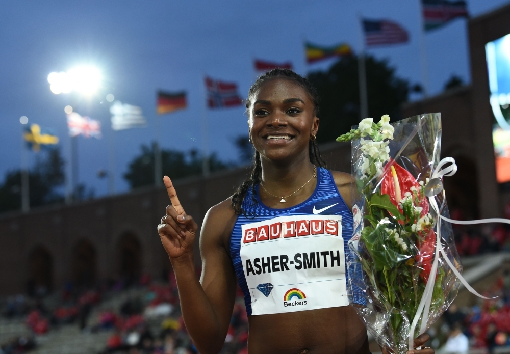 Ajee Wilson of US in action in the Women's 800m race of the IAAF Diamond League meeting at the Stockholm Olympic Stadium, Stockholm, Sweden, on Thursday. — Reuters