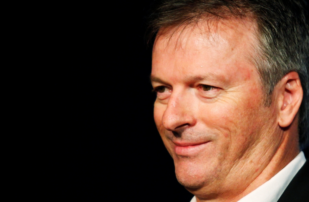 Former Australian cricket captain Steve Waugh attends an event ahead of the 2011 Cricket World Cup in Mumbai February 2, 2011. — Reuters